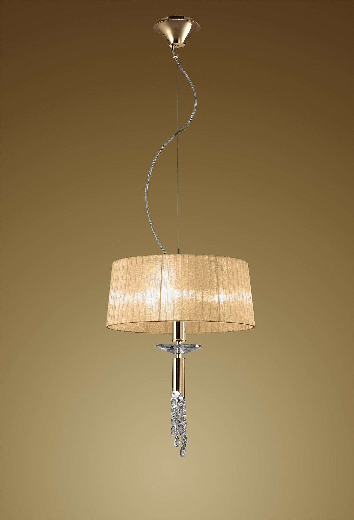 Tiffany French Gold-Soft Bronze Crystal Ceiling Lights Mantra Shaded Crystal Fittings Tiffany French Gold-Soft Bronze Crystal Ceiling Lights Mantra Shaded Crystal Fittings